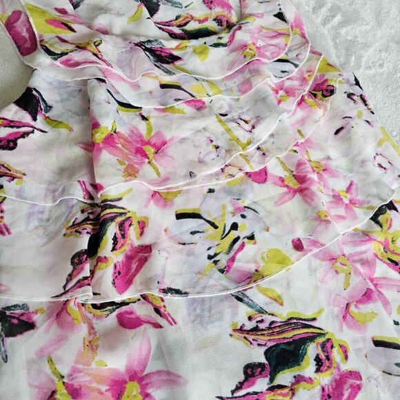 Women's Floral Sleeveless Pullover Top, Size M - Picture 13 of 14